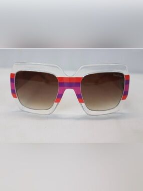Lilly Pulitzer Oversized Square Splashdance Sunglasses Style # 010239